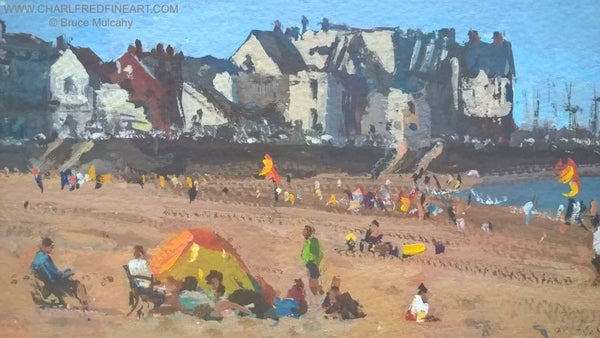 'On The Beach' Seaton Carew- Beach Painting