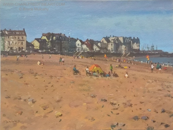 'On The Beach' Seaton Carew- Beach Painting