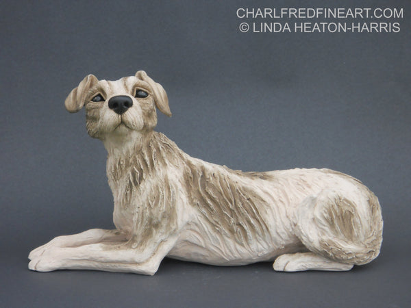 'Terrier' Dog- Ceramic Sculpture