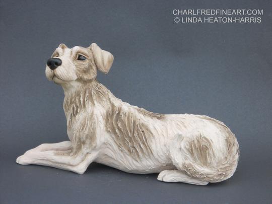 'Terrier' Dog- Ceramic Sculpture