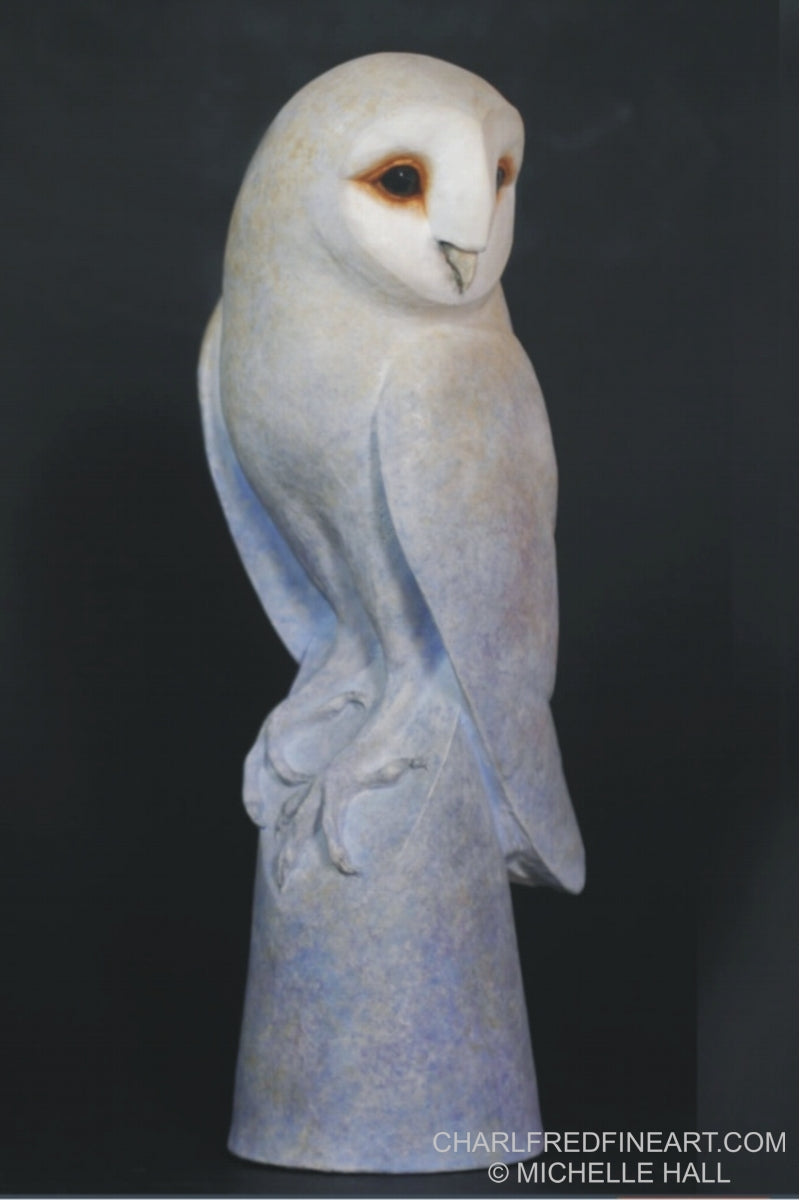 'Twilight Owl' - Ceramic Sculpture